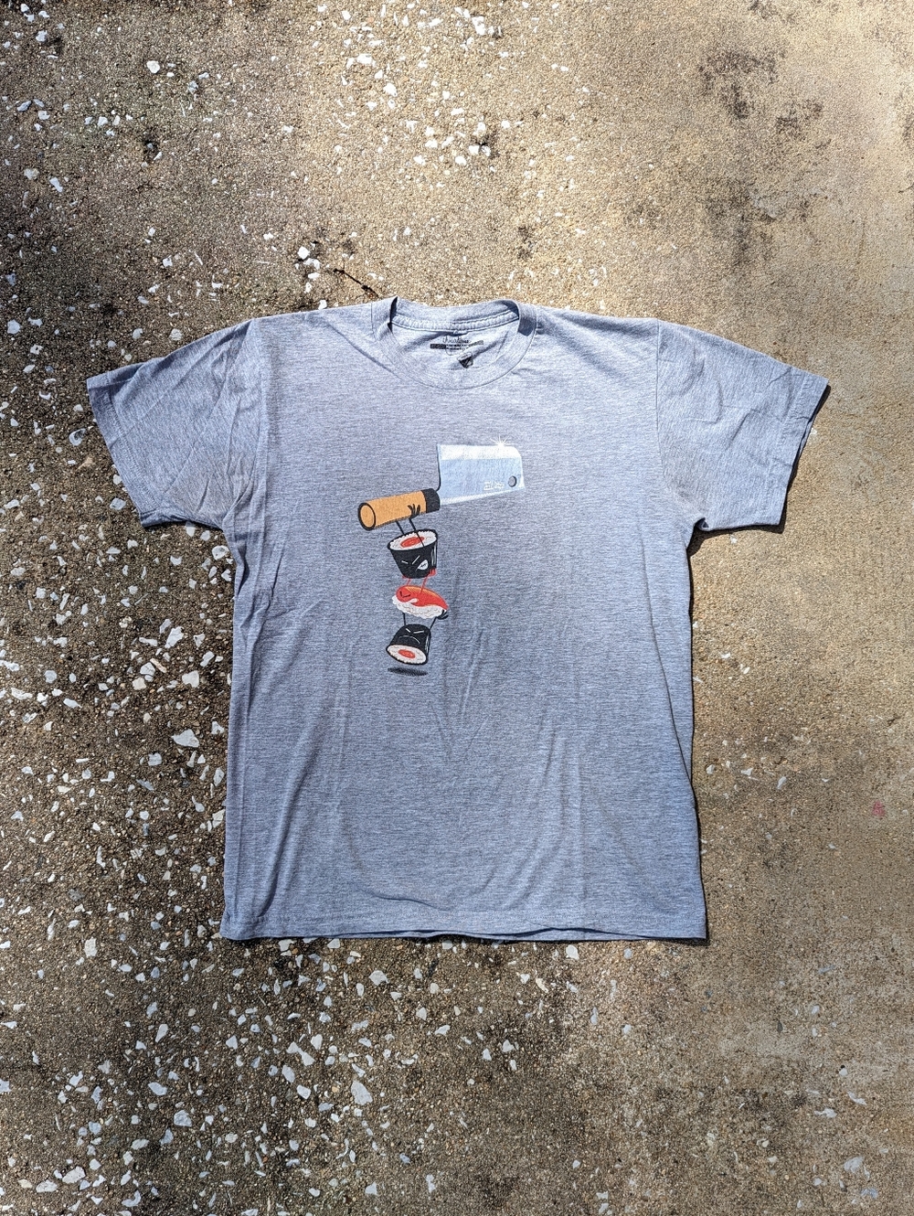 Funny 'Revenge of Sushi' Print T-shirt
